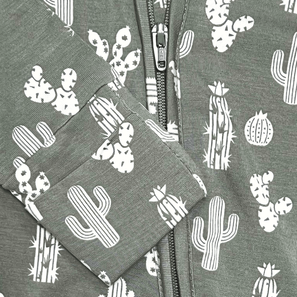 Cactus Baby Pajama CloseUp