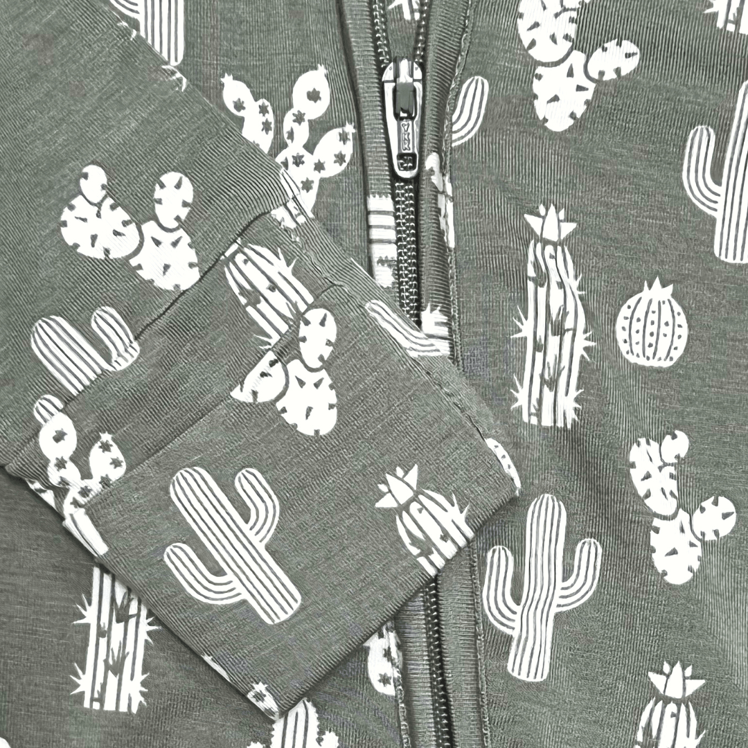 Cactus Baby Pajama CloseUp