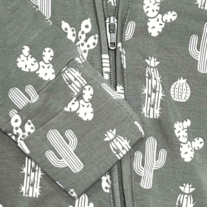 Cactus Baby Pajama CloseUp