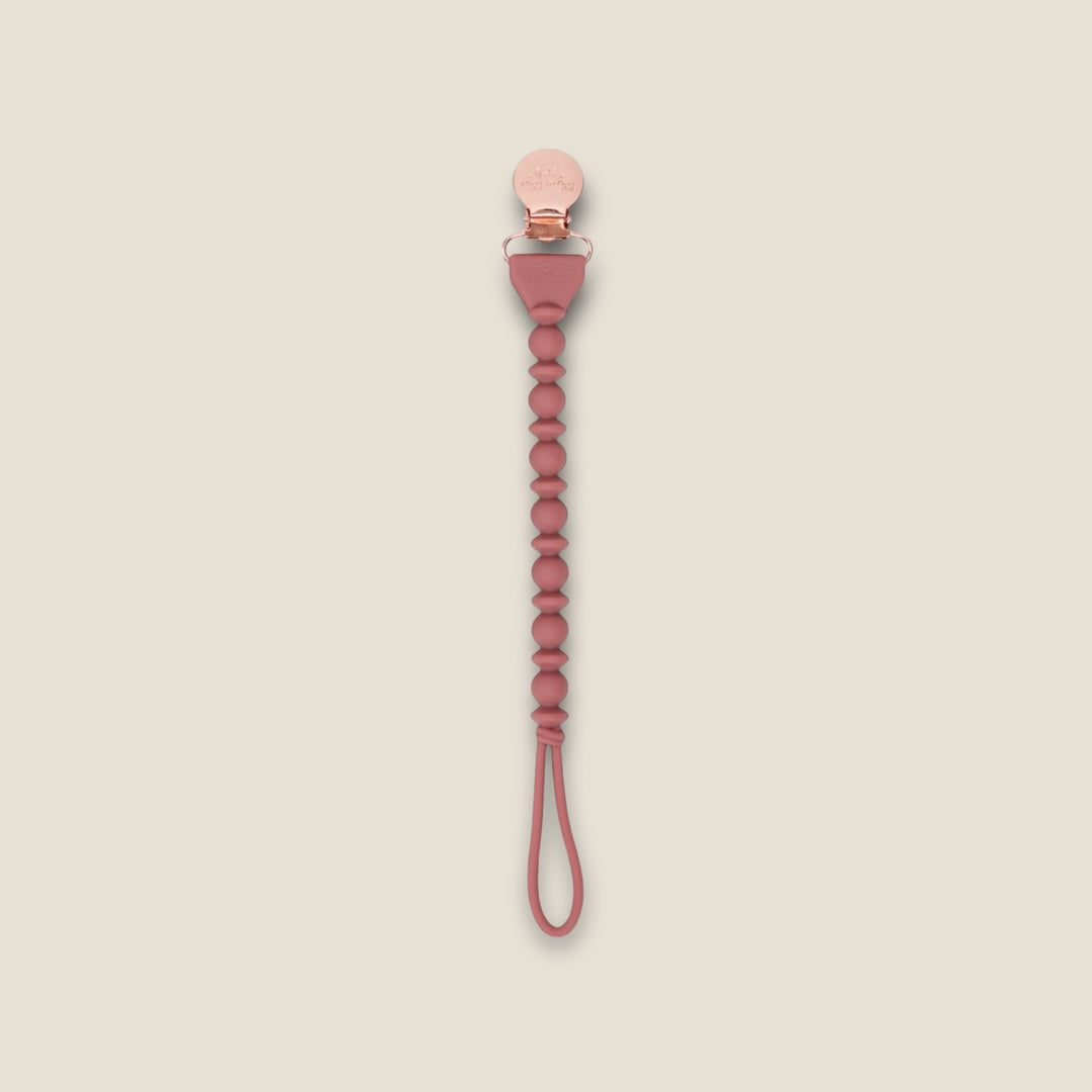 silicone baby pacifier clip