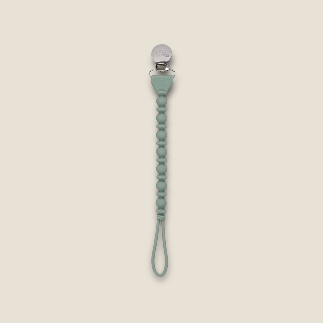 silicone baby pacifier clip