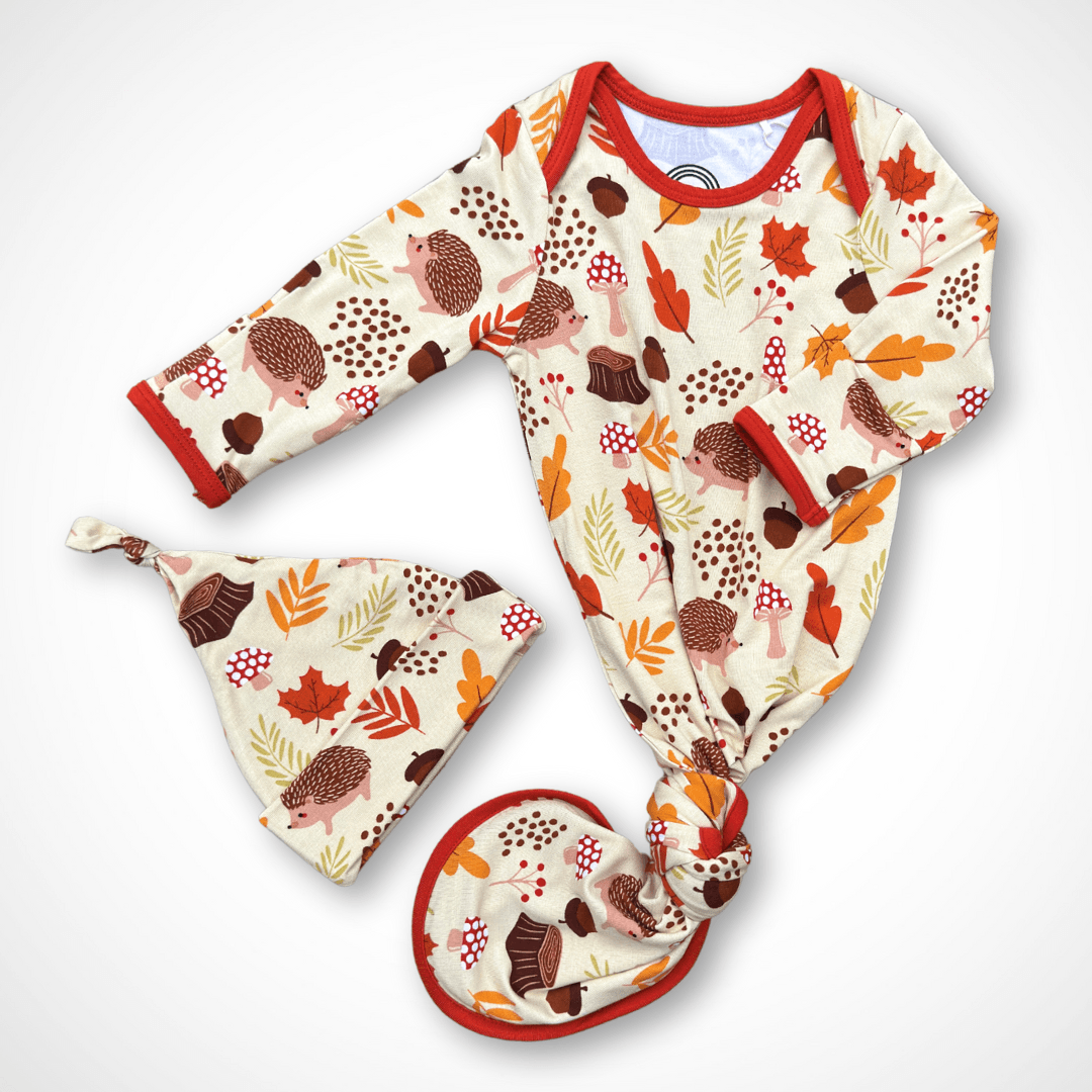 Newborn Bamboo Gown | Colorful Unisex Baby Clothes – Kolorful