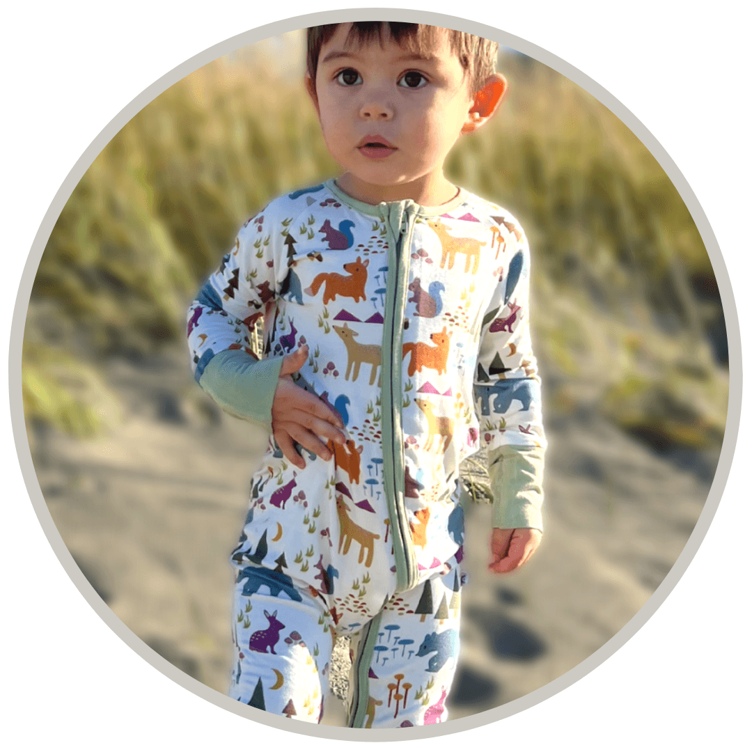 Unisex Bamboo Baby Pajamas