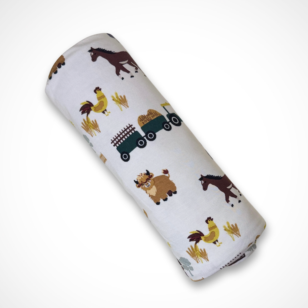 On the Farm Blanket | Bamboo