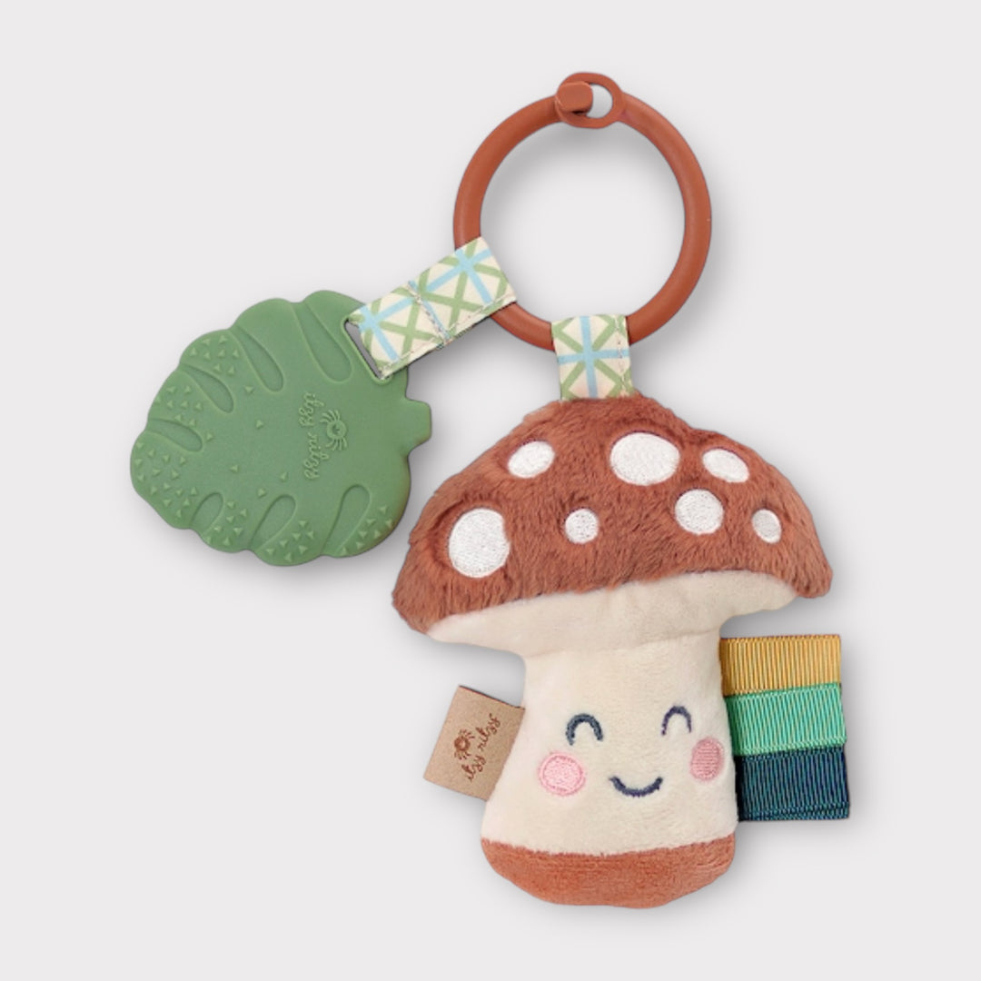 Mushroom Baby Teether and Rattle