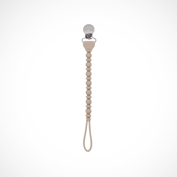 Toast Silicone One-Piece Pacifier Clip