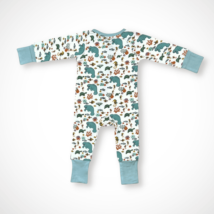 Manatee bamboo infant pajamas