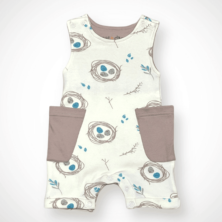 Organic cotton unisex romper